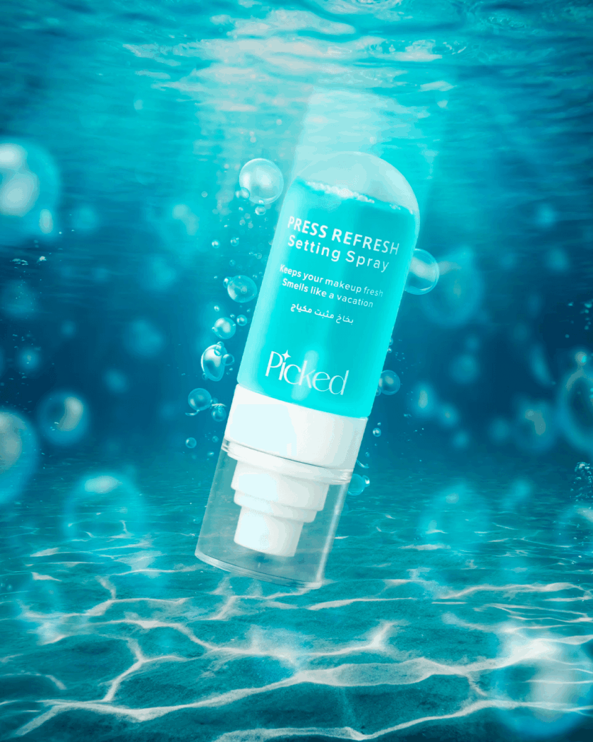 Press refresh setting spray